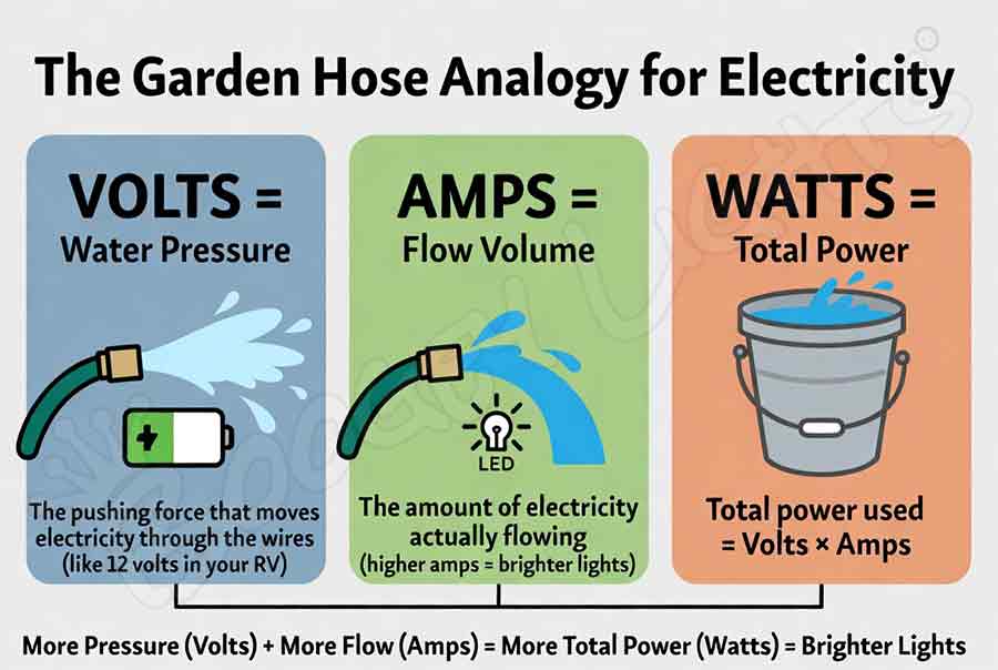Watts, Amps and Volts